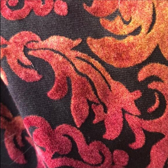 7 FOR ALL MANKIND SKINNY OMBRE VELVET JEANS SZ 12 - Picture 8 of 9